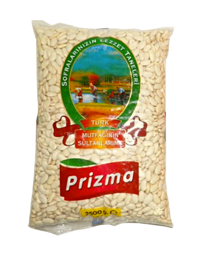 PRIZMA Haricots Secs 2.5kg - Haricots Blancs 10mm