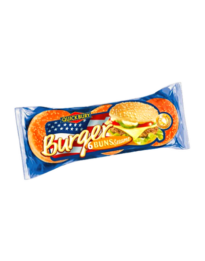 Quickbury Pain Burger au Sésame 6pcs 300g