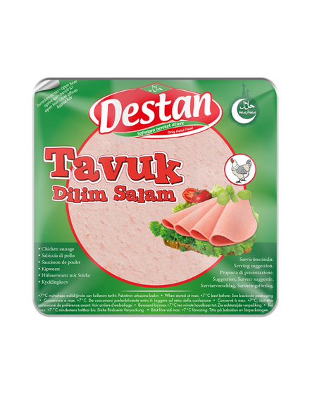 Salami Destan Poulet 200g - Tranche