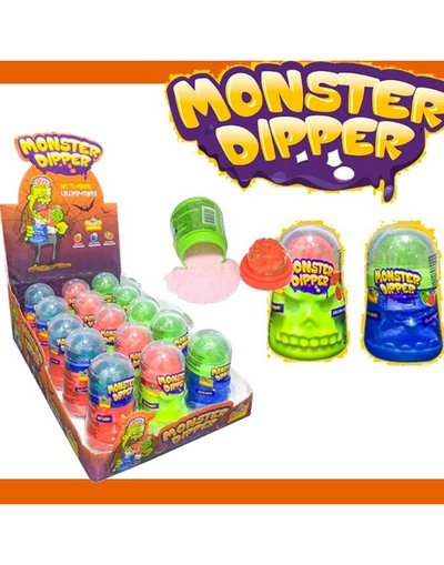 Sucette Dipper MONSTER avec Poudre Acidulée 15g