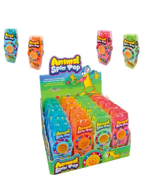 FUNNY CANDY Animal Spin Pop