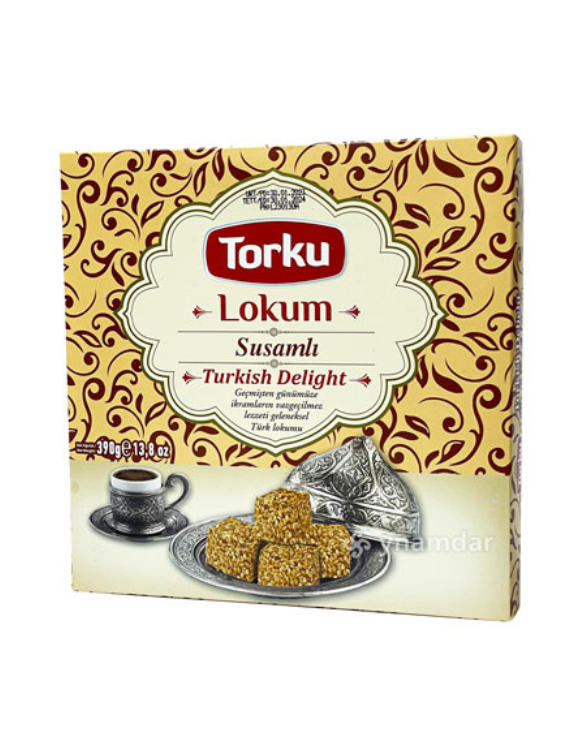 Lokoum TORKU 390gr avec Sesame/Susamli Lokum 390gr