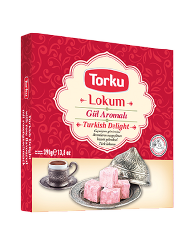 Lokoum TORKU 390gr Rose/Gullu Lokum 390gr