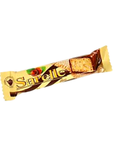 Biscuit Gaufrette DUO au Chocolat-Crème de Noisette Sarelle 33g