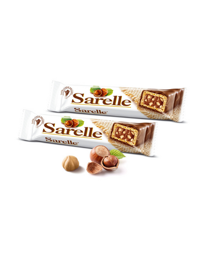 Biscuit Gaufrette au Chocolat-Noisette Sarelle 33g