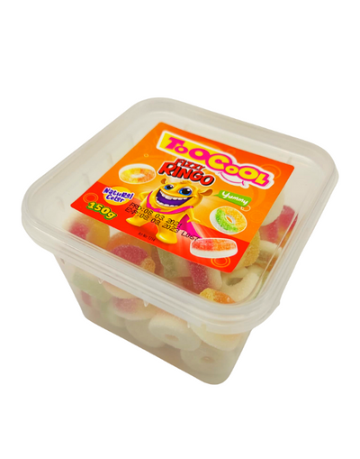 Too Cool Bonbon gélifé Halal Anneaux Acide Fizzy Rings
