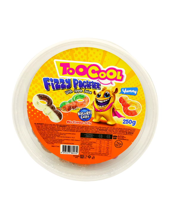 Too Cool Bonbon gélifié Halal Fizzy Pacifier
