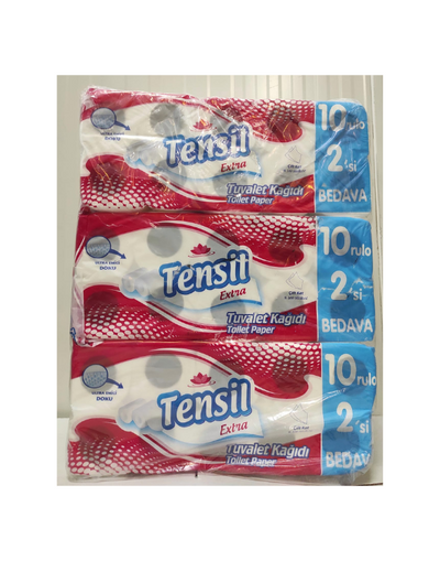 TENSIL Extra Tuvalet kagidi (Cift Kat) - Papier Toilette 8+2 rouleaux