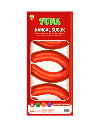 Tuna Sucuk 1000g - Saucisson à l'Ail Turc