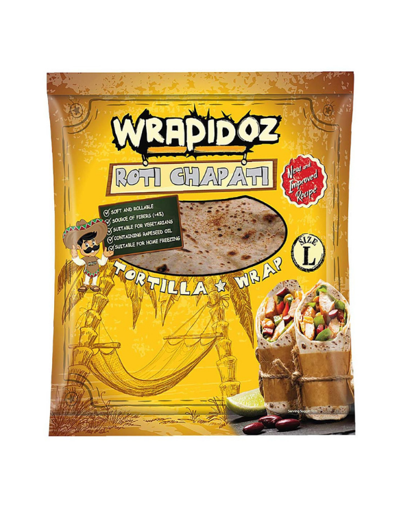 Tortilla ROTI CHAPATI Wrapidoz 25cm