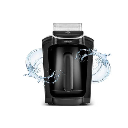 Karaca Hatır Aqua Machine à Café Turque Automatique avec Réservoir d'Eau, Noir