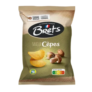 Chips Bretz Ondulées Aux Cèpes 125g