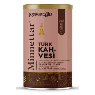 Minnettar Turk Kahvesi Teneke Kutu 250Gr