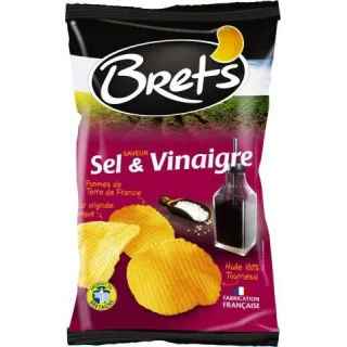 Chips Brets Saveur Sel Et Vinaiger Lot De 10X125G