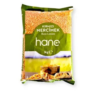 Hane Kirmizi Mercimek Lentilles Corail Lot De 12 X 1Kg