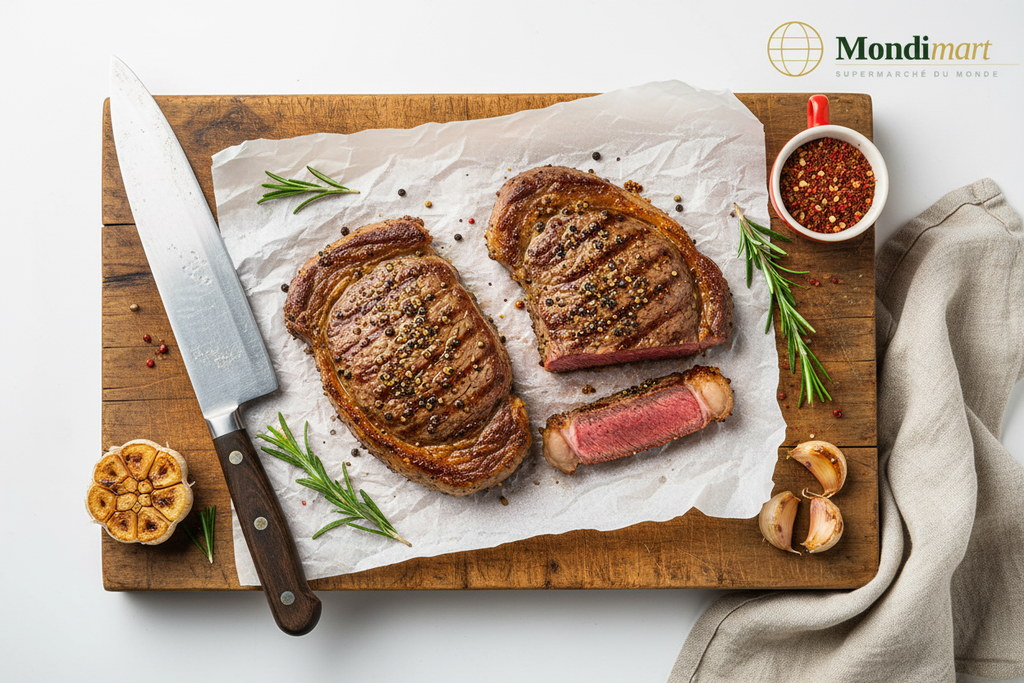 à la Moutarde au Poivre Noir Entrecôte 600g