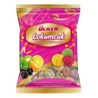Ulker Lokumcuk Karisik Meyveler Jole Seker 225Gx24