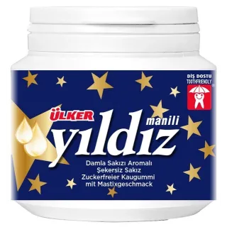 Yildiz Damla Sekersiz Sakiz Jar 76G